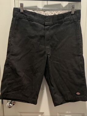 Dickies Black Men’s Flat Front Work Shorts EUC
